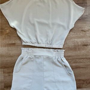 Cream Two-Piece Set